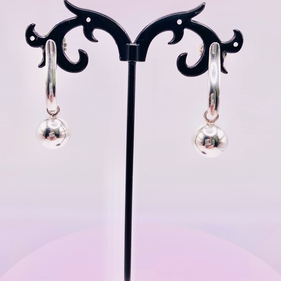 Silpada Sterling EXCLAMATION POINT Ball Post Earrings - Picture 2 of 16